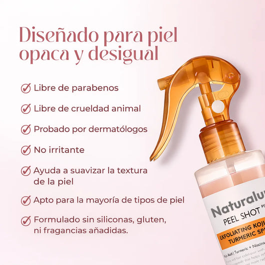 Peel Shot Exfoliante Corporal con Ácido kójico + Cúrcuma