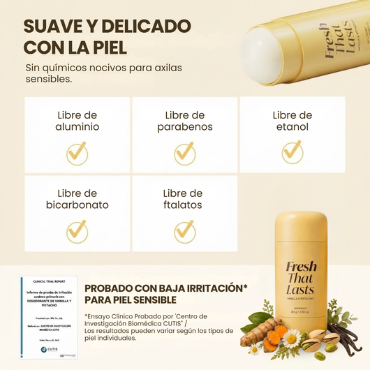 Desodorante con Ácido Kójico y Cúrcuma