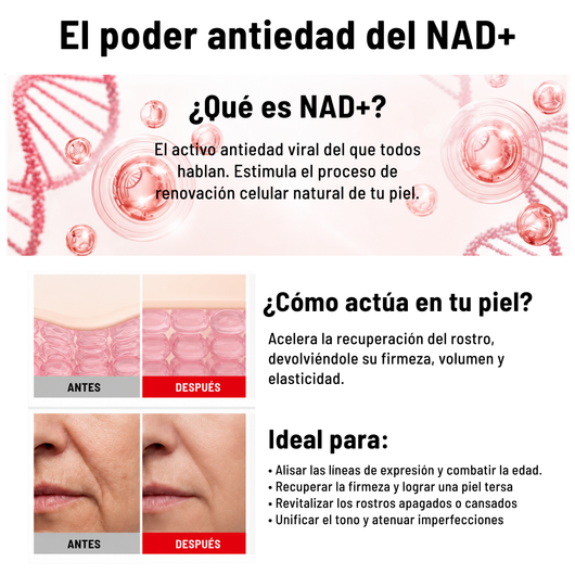 Sérum reafirmante con NAD