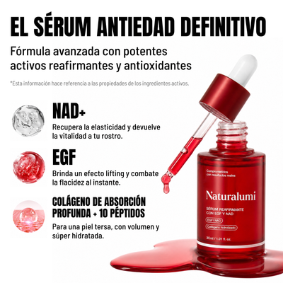 Sérum reafirmante con NAD
