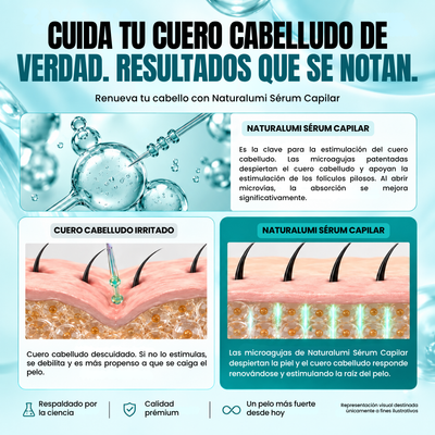 Sérum capilar con PDRN y microagujas