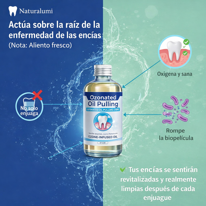 1. Actúa sobre la raíz de la enfermedad de las encías (no solo deja un aliento fresco)