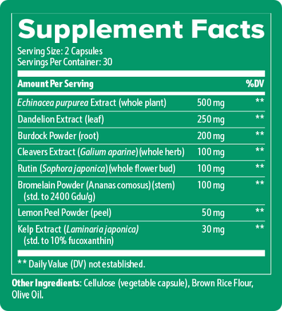 Capsulas de drenaje linfatico